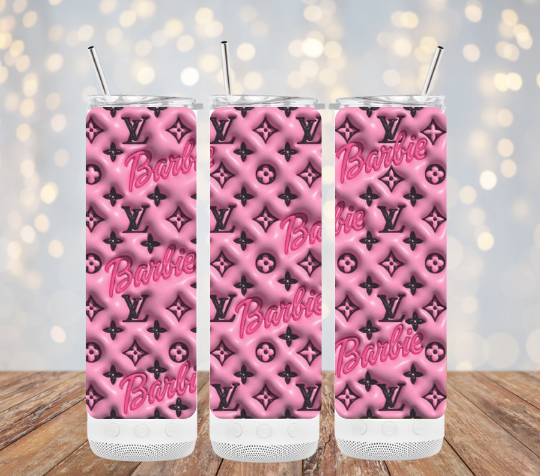 Barbie Tumbler | New 3D Puff Illusion | Speaker Tumbler