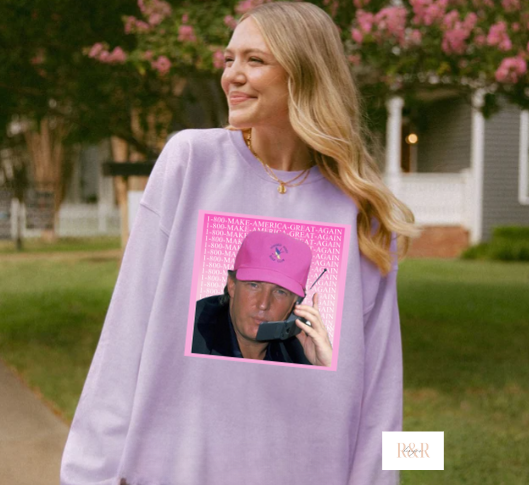 1-800-MAKE AMERICA GREAT AGAIN Crew Neck Sweater