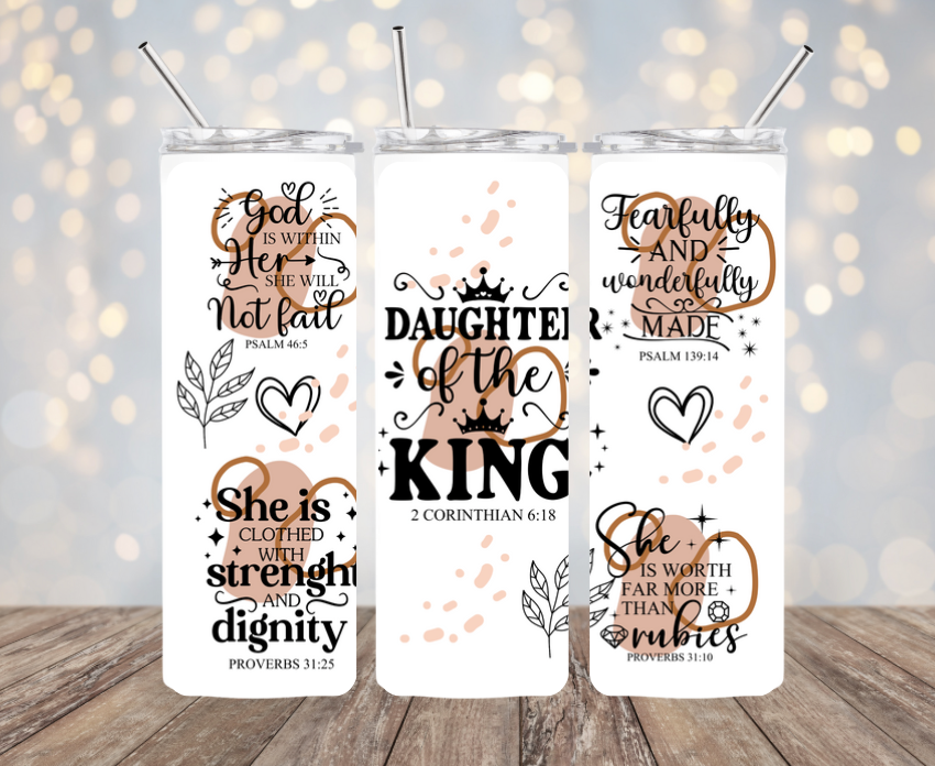 Daughter of the King Tumbler